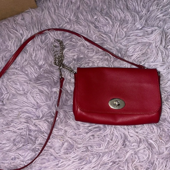 Coach hand bag with crossbody strap - Picture 4 of 5